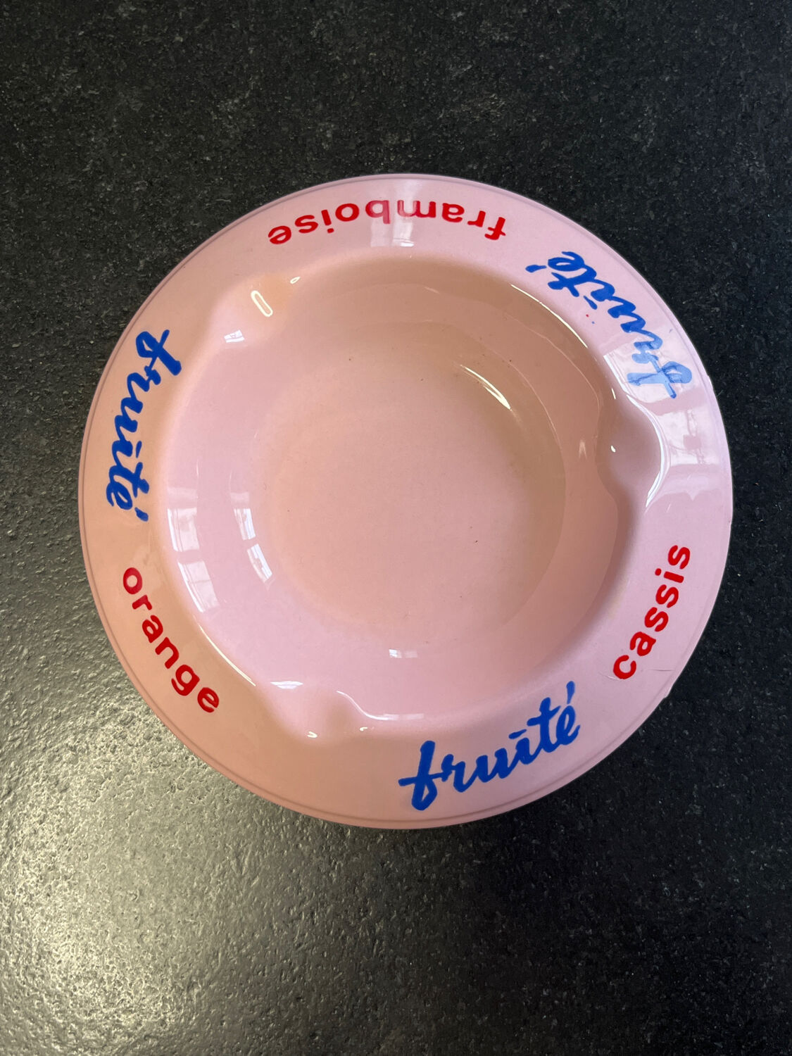 Ashtray Fruity porcelain