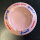 Ashtray Fruity porcelain