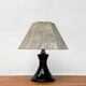Floor or table lamp in German glass and synthetic cork in M Design style by Ingo Maurer, 1960s.