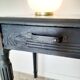 Vintage patterned console table from the 1930s.