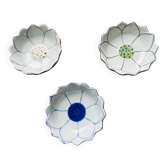 3 coupelles en céramiques vintage
