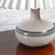 Vintage ceramic table lamp by Axella Stentoj, Denmark, 1960s
