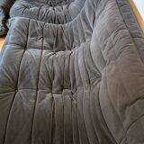 Canapé Togo angle Ligne Roset – Alcantara anthracite