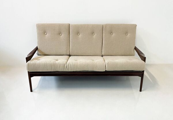 Canapé Scandinave en teck des années 1960