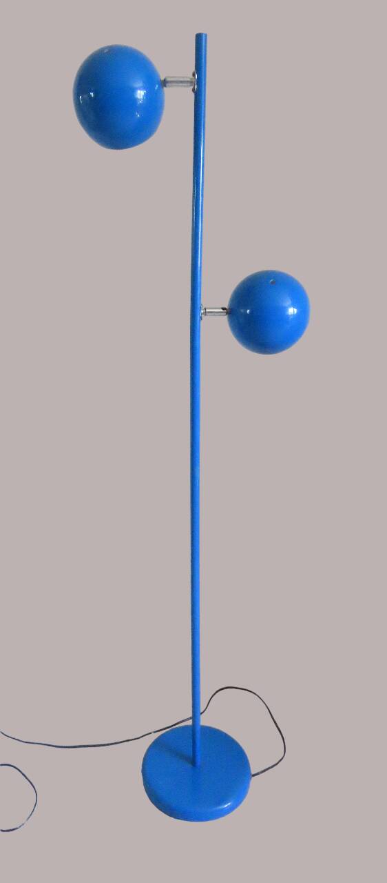 Vintage Eyeball Space Age Spot Light Blue Ball