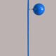 Vintage Eyeball Space Age Spot Light Blue Ball