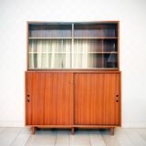 Burwood bookcase, mahogany and display case, 1976