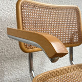 Pair of armchairs Cesca B64 Marcel Breuer