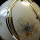 Tiffany style table lamp vintage floral motifs