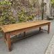 Old farmhouse table in oak, 18th century – Auvergne, France