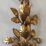 Design wall lamp in gold metal