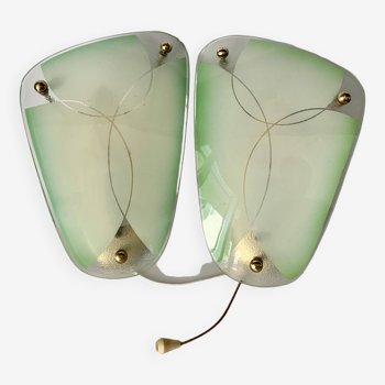 Pair of wall lamps from Napako, 1960's