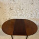 Vintage rosewood extendable dining table