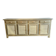 Grande enfilade buffet en chêne massif et cannage – 242 cm