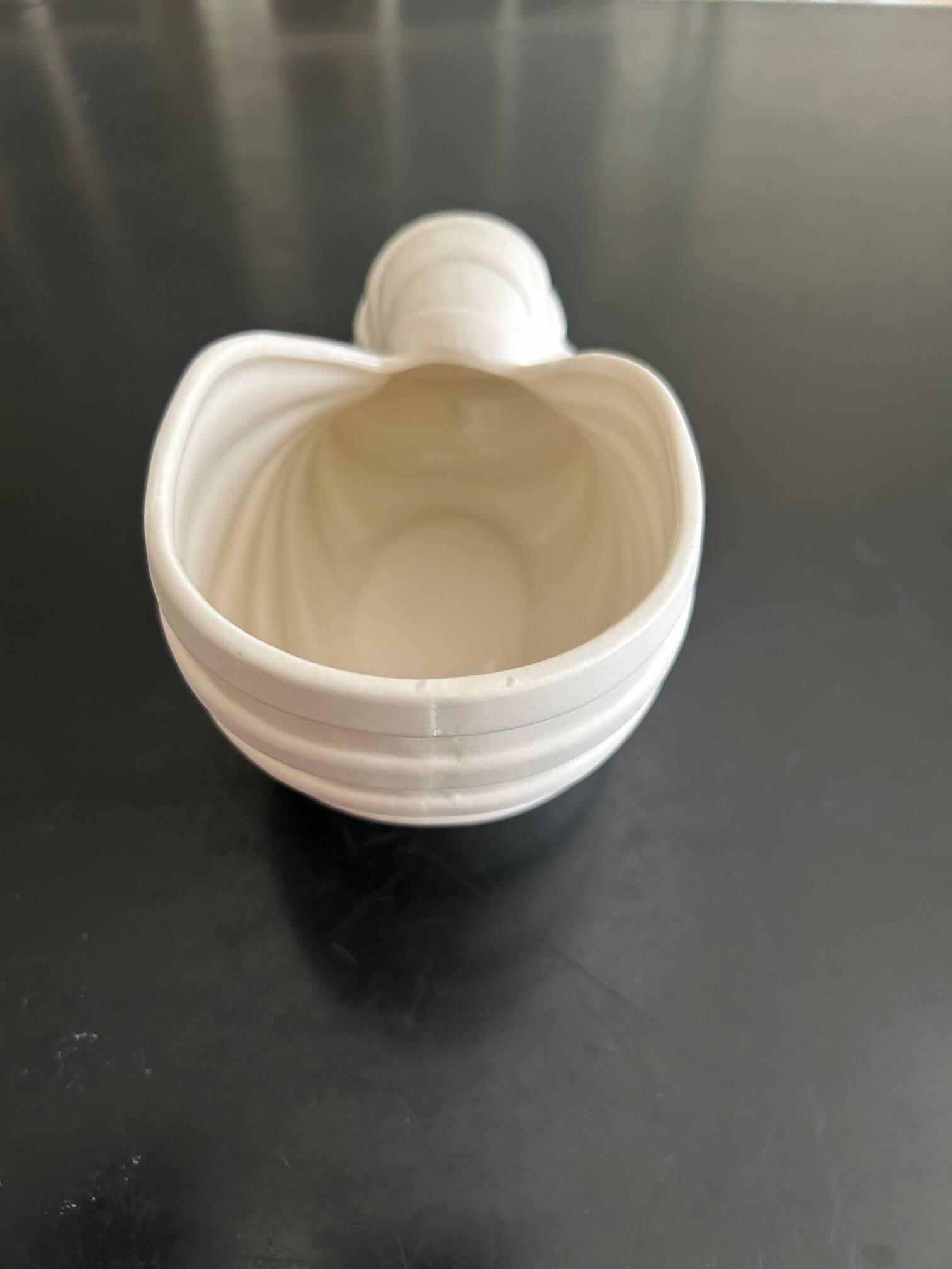 80s ceramic flowerpot