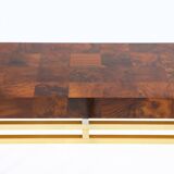 Console Table attributed to Romeo Réga in Brass, 1970s