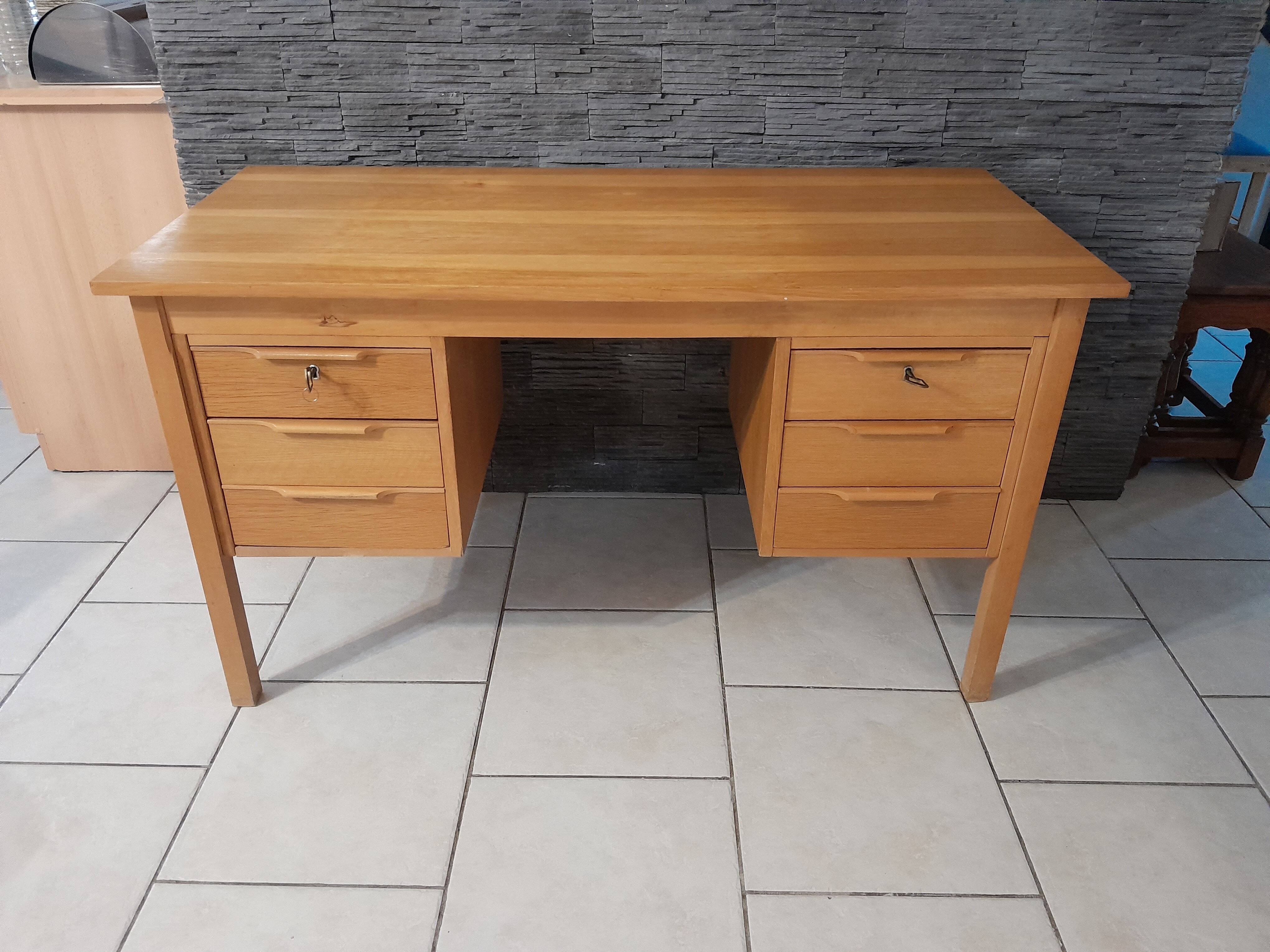 Danish Scandinavian vintage desk Bent Silberg Mobler Mid Century