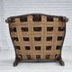 1930s, Danish armchair, furniture leather, ash wood, furniture mesh.