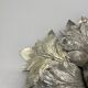 rare 36cm silver tone Metal Florentiner Leaf Theatre Ceiling Light, Italy