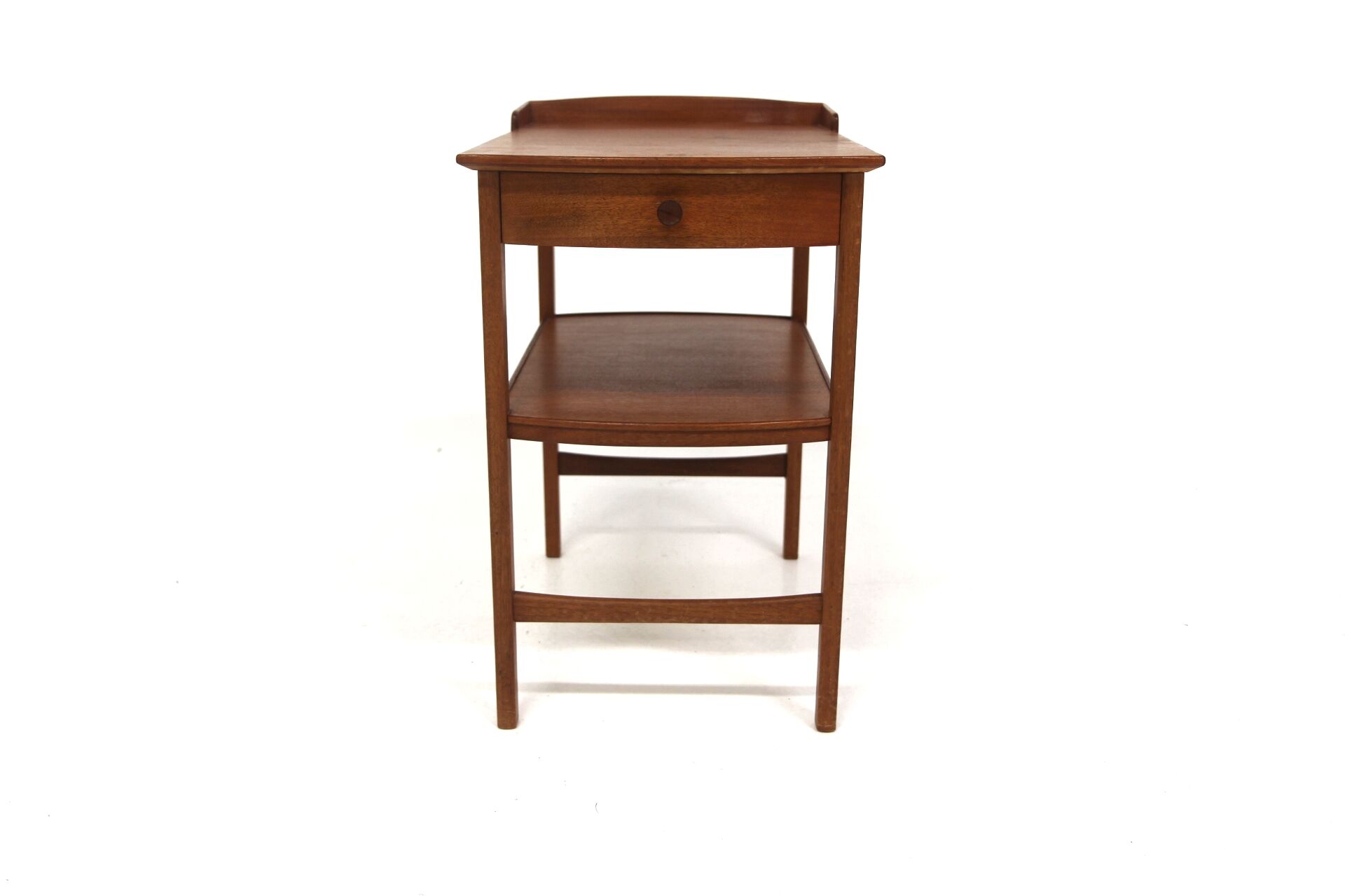 Table de chevet "Birgitta" en acajou, Carl Malmsten, Suède, 1960