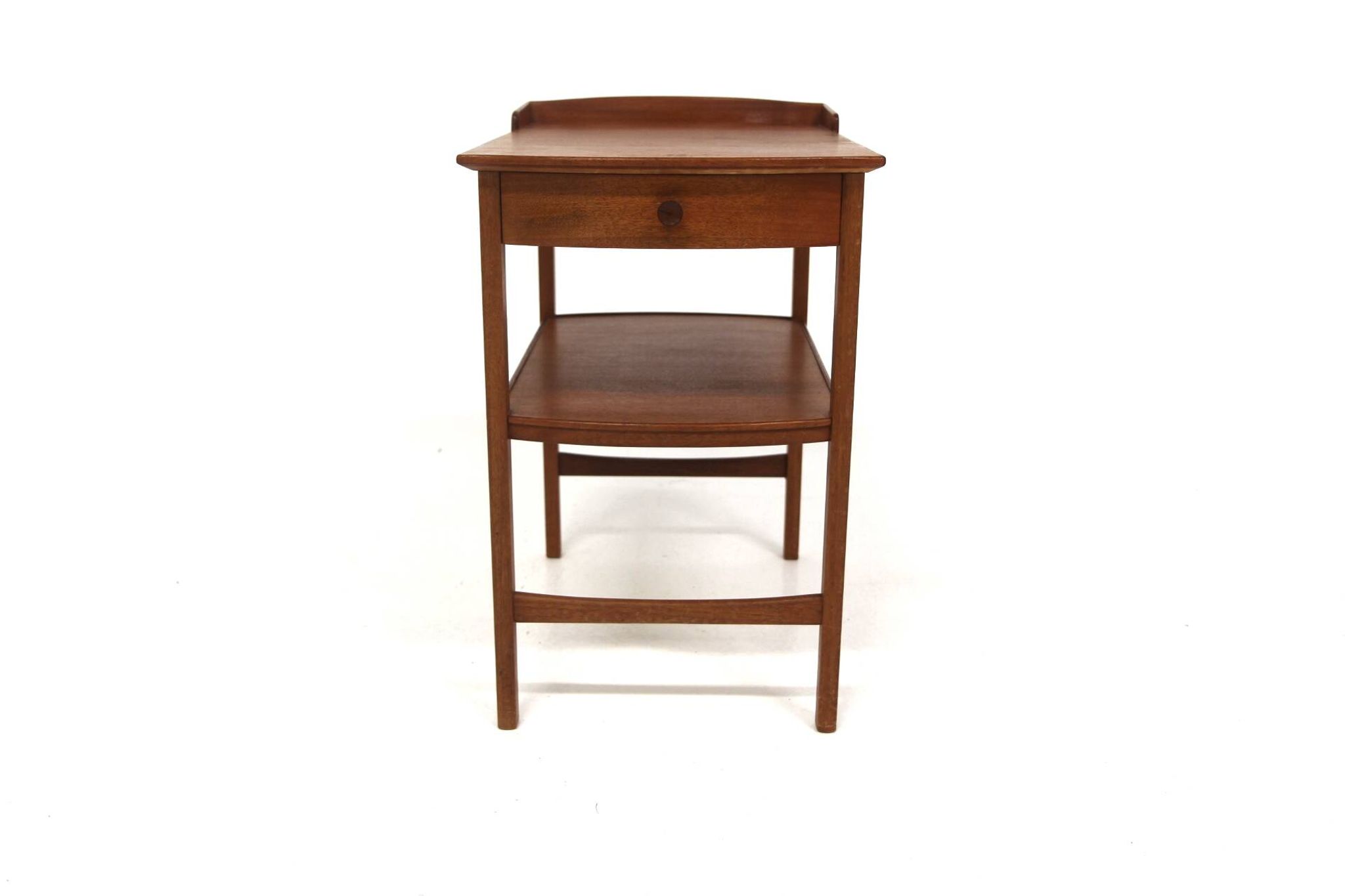 Table de chevet "Birgitta" en acajou, Carl Malmsten, Suède, 1960