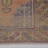 Orange & Brown Turkish Vintage Rug sku M22
