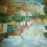 Oil painting on canvas