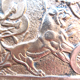 Gilded bronze pocket tray, signed Max Le Verrier: The attack of the chariot by the lions
