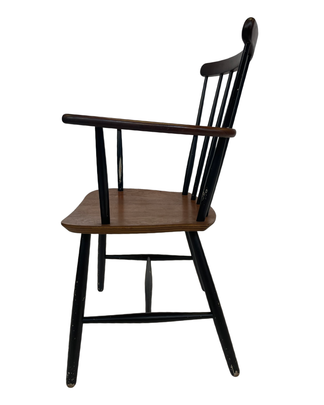 Chaise de bar vintage avec accoudoirs Billund Traevarefabrik Denmark Design