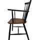 Chaise de bar vintage avec accoudoirs Billund Traevarefabrik Denmark Design