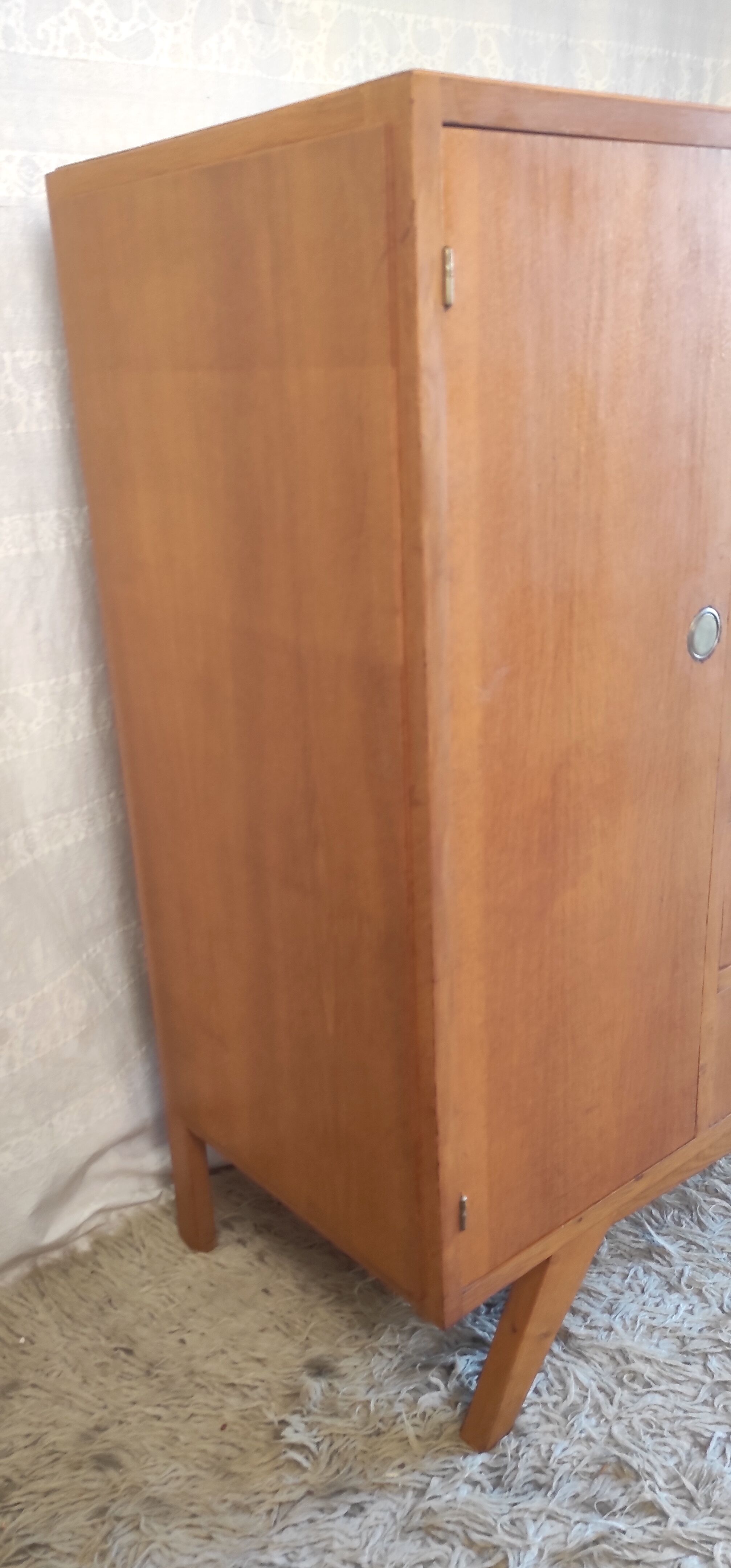 Gilded oak chest of drawers – 50s/60s