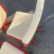Suite de 4 chaises pivotantes vintage années 70 rouge et beige