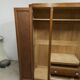 Mid-century armoire with large mirror, wardrobe and chest of drawers