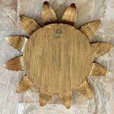 Sun mirror in gilded wood 1960