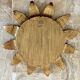 Sun mirror in gilded wood 1960