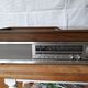 Combined vinyl platinum and vintage radio Grundig