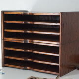 Vintage solid wood office sorter