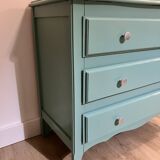 Green wood Provence chest of drawers