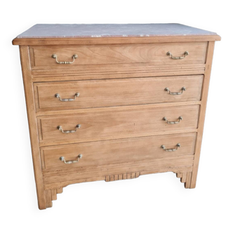 Vintage art deco chest of drawers solid wood