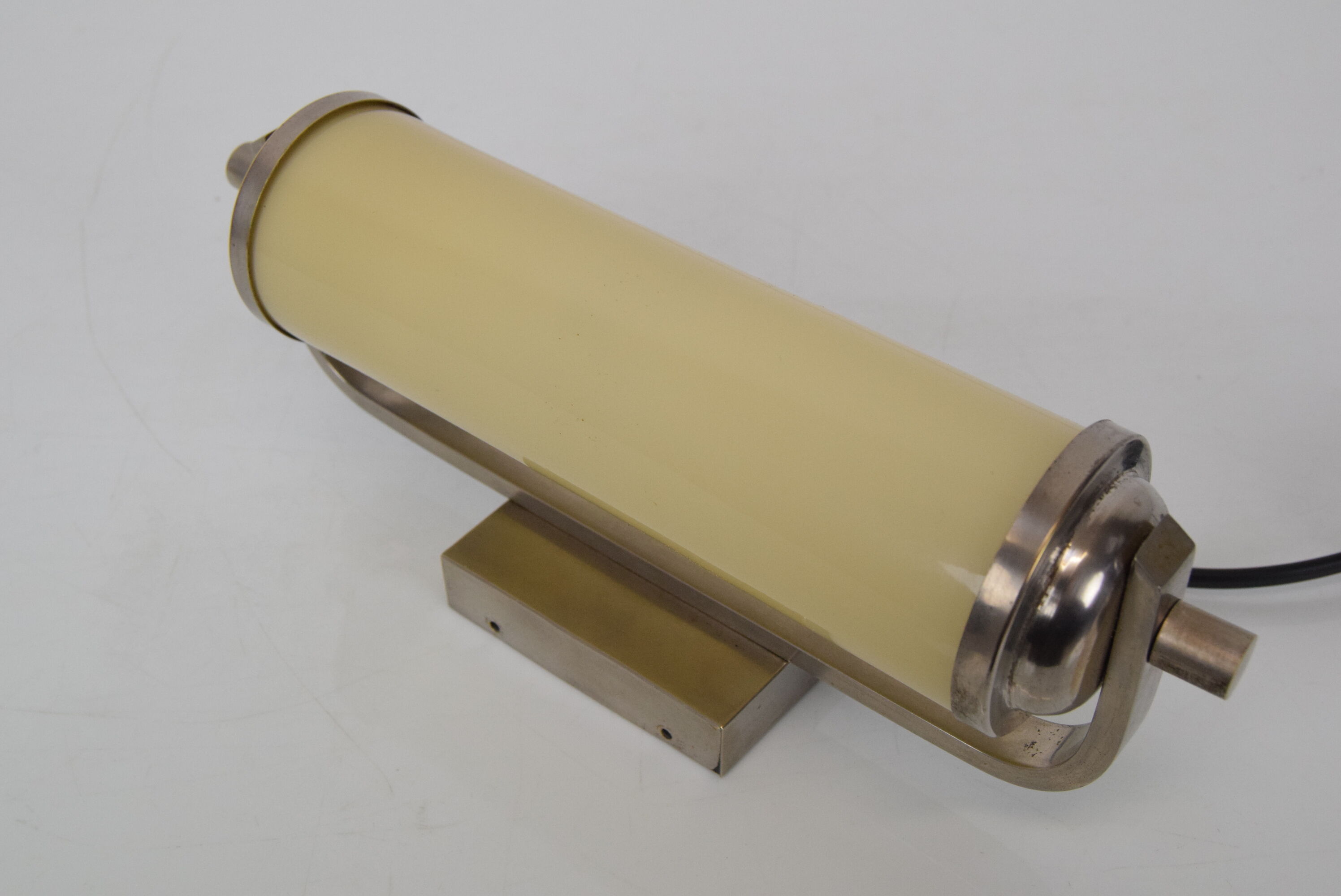 Art deco tubular wall lamp,1930's.