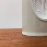 White porcelain vase from mid-century by Bjørn Wiinblad for Rosenthal.