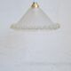 Vintage glass pendant lamp