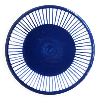 MIini assiette - PALME bleu