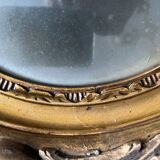 Carved and gilded wooden frame