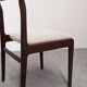Set of 6 Scandinavian rosewood chairs circa 1970