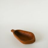 Olive wood catchall, pear, 1970