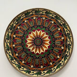 Decorative plate in cloisonné bronze