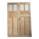 Pair of oak wardrobe doors