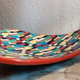 Old empty pocket Longwy mosaic model decoration by Maurice-Paul Chevallier