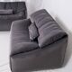 Compact pair of Plumy sofas, Annie Hiéronimus for Cinna, 1980s